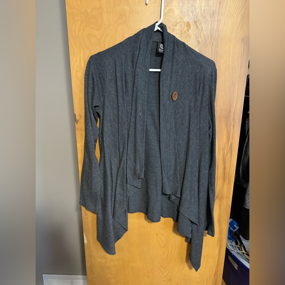 Medium Gray Bobeau Cardigan